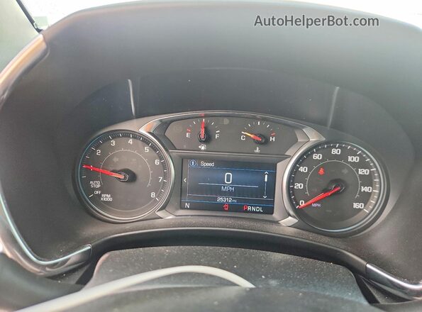 3GNAXTEGXPL250518 2023 CHEVROLET EQUINOX Белый Вид щитка приборов