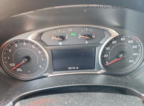 3GNAXTEV0MS103754 2021 CHEVROLET EQUINOX Blue Вид щитка приладів