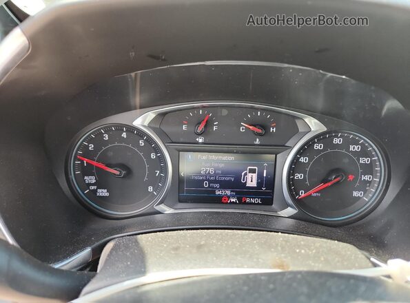 3GNAXTEV0MS133028 2021 CHEVROLET EQUINOX Silver Widok zestawu wskaźników