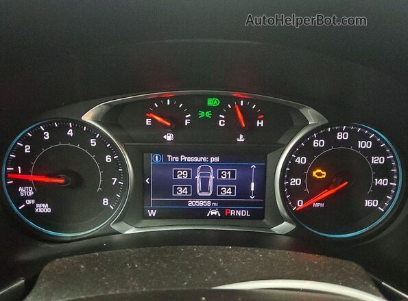 3GNAXTEV2MS160988 2021 CHEVROLET EQUINOX Серебряный Вид щитка приборов