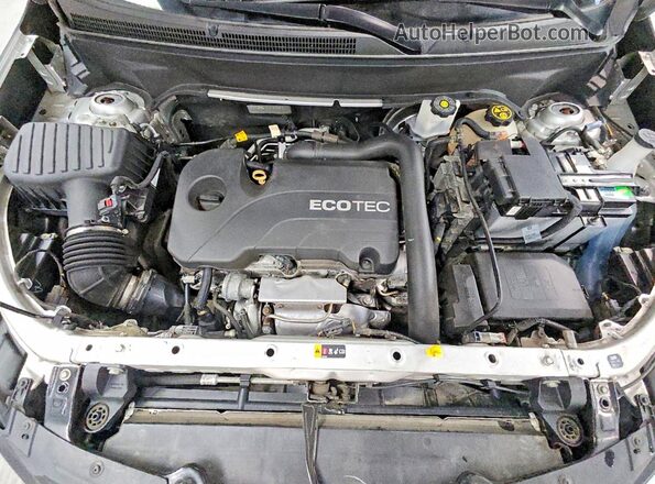 3GNAXTEV2MS160988 2021 CHEVROLET EQUINOX Серебряный Вид подкапотного пространства