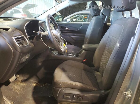 3GNAXTEX2JS523271 2018 CHEVROLET EQUINOX Gray წინა სალონის ხედი