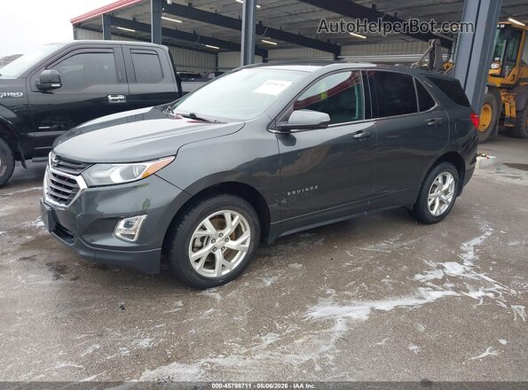 3GNAXTEX2JS548042 2018 CHEVROLET EQUINOX Gray Առջևի ձախ երեք քառորդ տեսարան