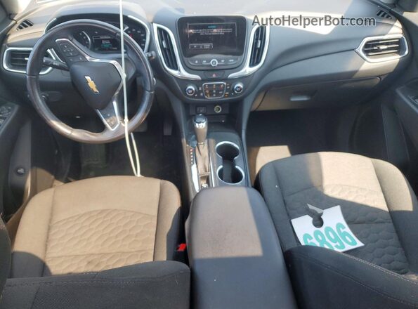 3GNAXTEX2JS553015 2018 CHEVROLET EQUINOX Charcoal Вид панелі приладів