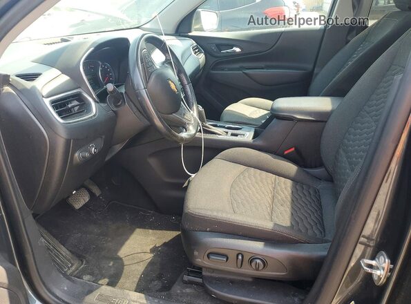 3GNAXTEX2JS553015 2018 CHEVROLET EQUINOX Charcoal Вид салону спереду