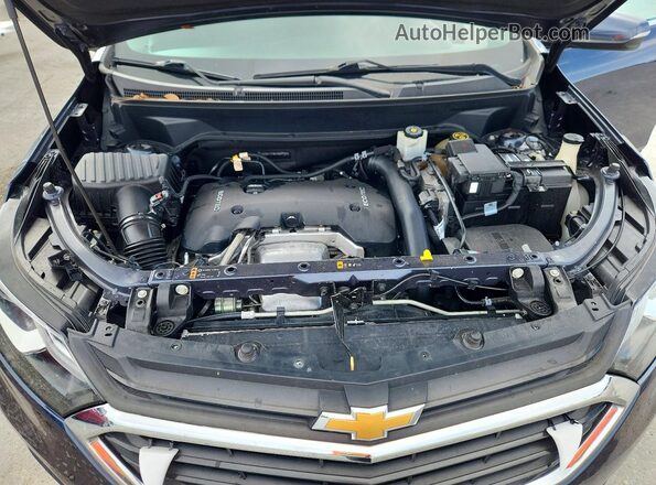 3GNAXTEX5JS539934 2018 CHEVROLET EQUINOX Blue Engine compartment view