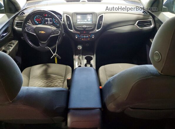 3GNAXTEX6JS555902 2018 CHEVROLET EQUINOX Charcoal წინა პანელის ხედი