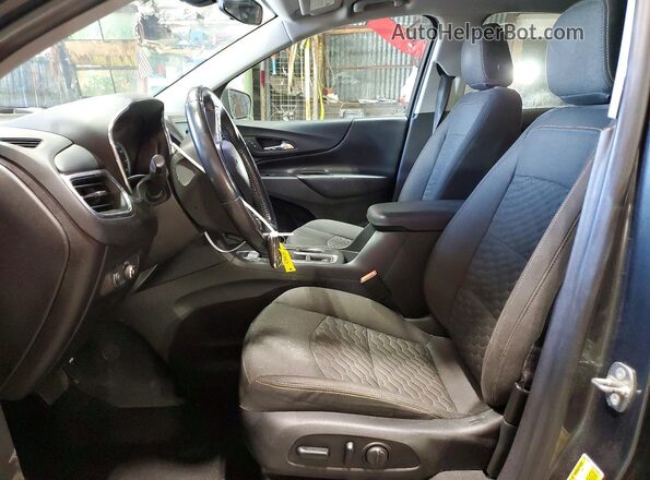 3GNAXTEX6JS555902 2018 CHEVROLET EQUINOX Charcoal წინა სალონის ხედი