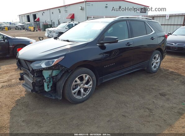 3GNAXTEX7JL364242 2018 CHEVROLET EQUINOX Black Առջևի ձախ երեք քառորդ տեսարան