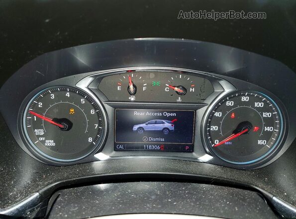 3GNAXUEG1PS192827 2023 CHEVROLET EQUINOX Gray Instrument cluster view