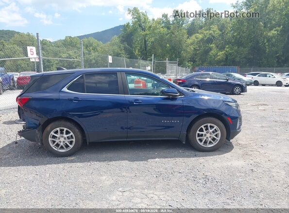 3GNAXUEG3PL207404 2023 CHEVROLET EQUINOX Blue Widok wnętrza z tyłu
