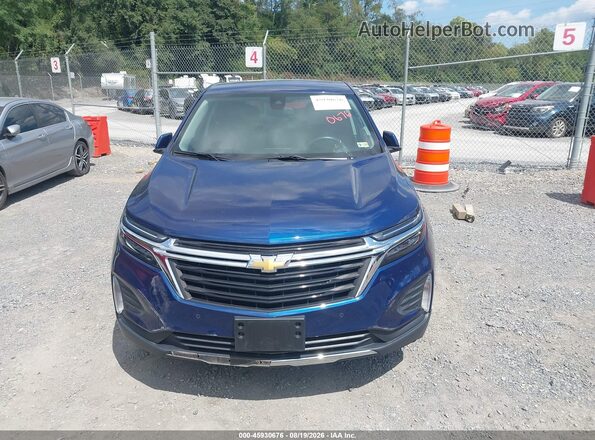 3GNAXUEG3PL207404 2023 CHEVROLET EQUINOX Blue Widok zestawu wskaźników