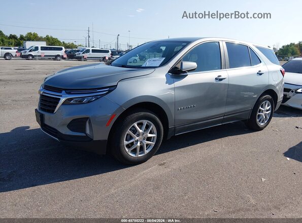 3GNAXUEG6RL274002 2024 CHEVROLET EQUINOX Gray წინა მარცხენა ხედი სამი მეოთხედიდან