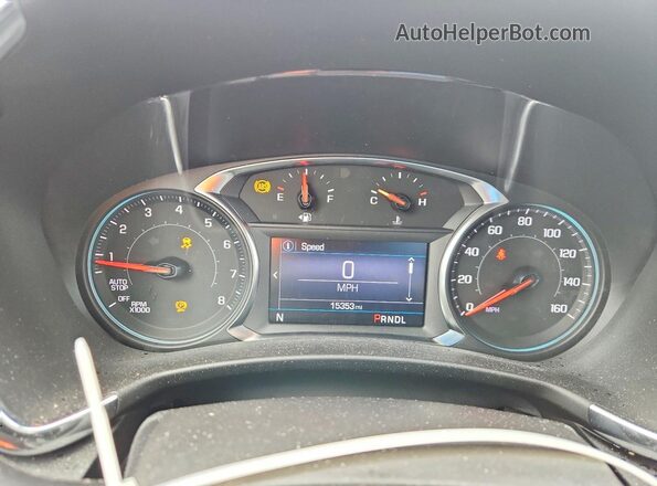 3GNAXUEG7PL103787 2023 CHEVROLET EQUINOX White Widok zestawu wskaźników