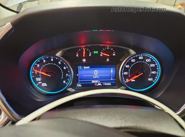 3GNAXUEG8PL101563 2023 CHEVROLET EQUINOX Gray Widok zestawu wskaźników