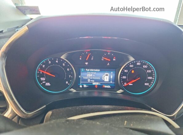 3GNAXUEG8PS155709 2023 CHEVROLET EQUINOX Белый Вид щитка приборов