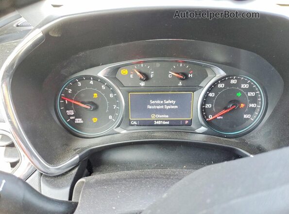 3GNAXUEG9RL296267 2024 CHEVROLET EQUINOX Blue ხელსაწყოთა პანელის ხედი