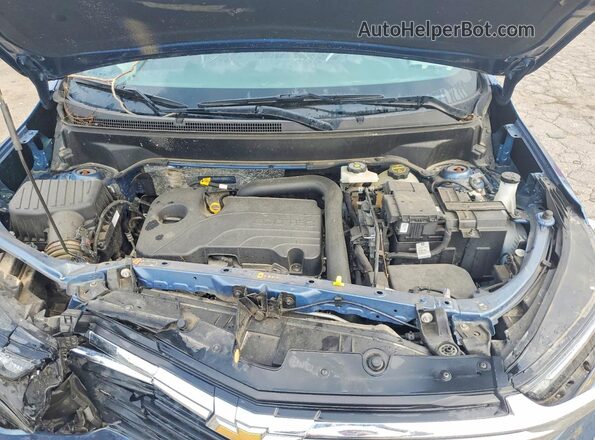 3GNAXUEG9RL296267 2024 CHEVROLET EQUINOX Blue ძრავის განყოფილების ხედი