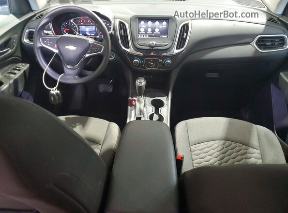 3GNAXUEV1ML341886 2021 CHEVROLET EQUINOX Blue Вид панелі приладів