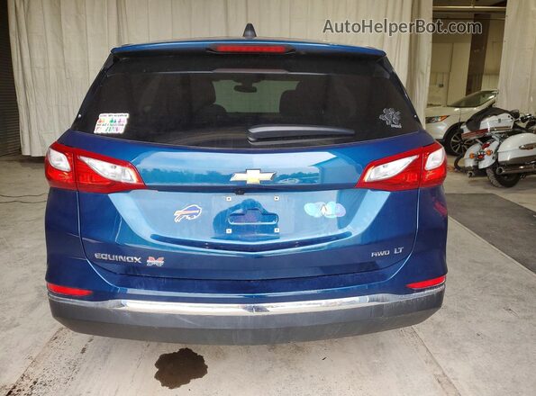 3GNAXUEV1ML341886 2021 CHEVROLET EQUINOX Blue Вид ззаду