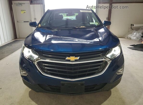 3GNAXUEV1ML341886 2021 CHEVROLET EQUINOX Blue Вид спереду