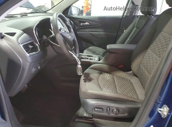 3GNAXUEV1ML341886 2021 CHEVROLET EQUINOX Blue Вид салону спереду