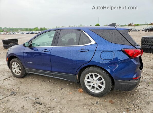 3GNAXUEV2NL295213 2022 CHEVROLET EQUINOX Blue Задня ліва чверть