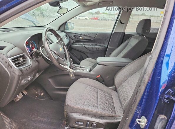 3GNAXUEV2NL295213 2022 CHEVROLET EQUINOX Blue Вид салону спереду