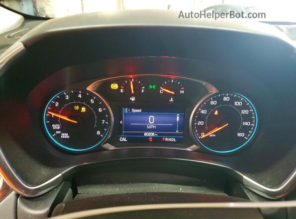 3GNAXUEV3KS659592 2019 CHEVROLET EQUINOX White ხელსაწყოთა პანელის ხედი