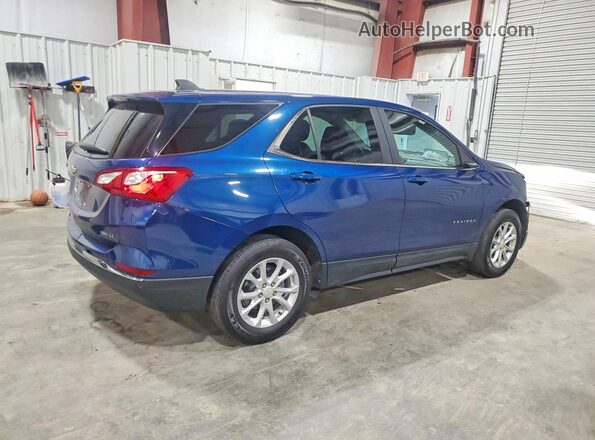 3GNAXUEV3ML338701 2021 CHEVROLET EQUINOX Blue Trasero derecho