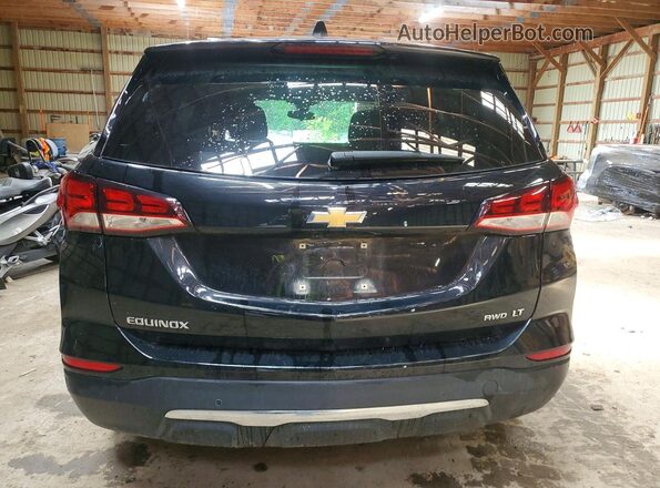 3GNAXUEV3NL246327 2022 CHEVROLET EQUINOX Black Вид ззаду