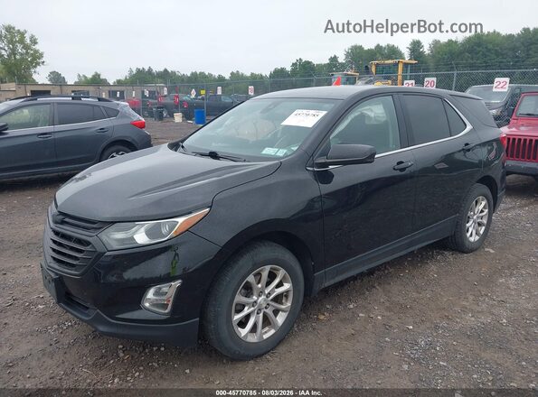3GNAXUEV4LL117963 2020 CHEVROLET EQUINOX Черный Передняя левая четверть