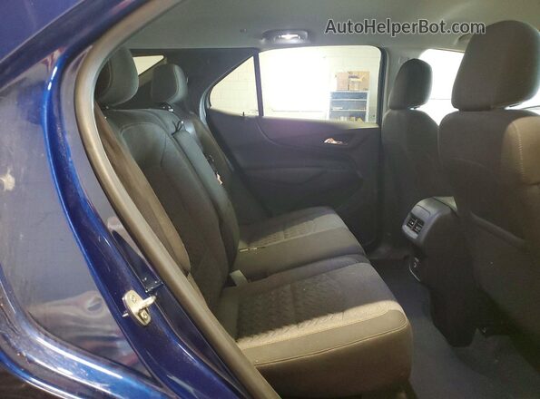3GNAXUEV4NL187627 2022 CHEVROLET EQUINOX Blue Widok wnętrza z tyłu