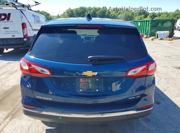 3GNAXUEV5LL215495 2020 CHEVROLET EQUINOX Blue Widok z tyłu