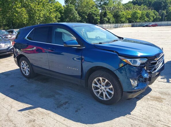 3GNAXUEV5LL215495 2020 CHEVROLET EQUINOX Blue Przód prawy
