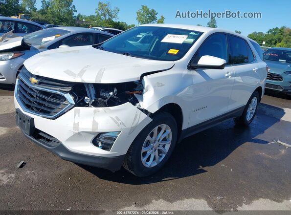 3GNAXUEV6LS651021 2020 CHEVROLET EQUINOX White წინა მარცხენა ხედი სამი მეოთხედიდან