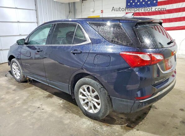 3GNAXUEV6LS730947 2020 CHEVROLET EQUINOX Blue Trasero izquierdo