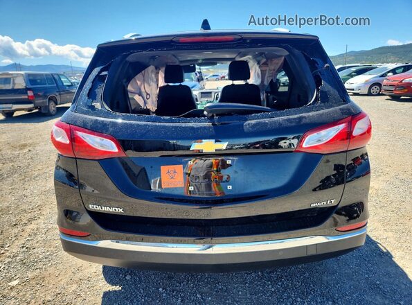 3GNAXUEV7ML396472 2021 CHEVROLET EQUINOX Black Вид ззаду