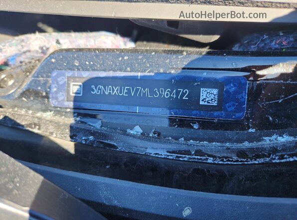 3GNAXUEV7ML396472 2021 CHEVROLET EQUINOX Black Вид підкапотного простору