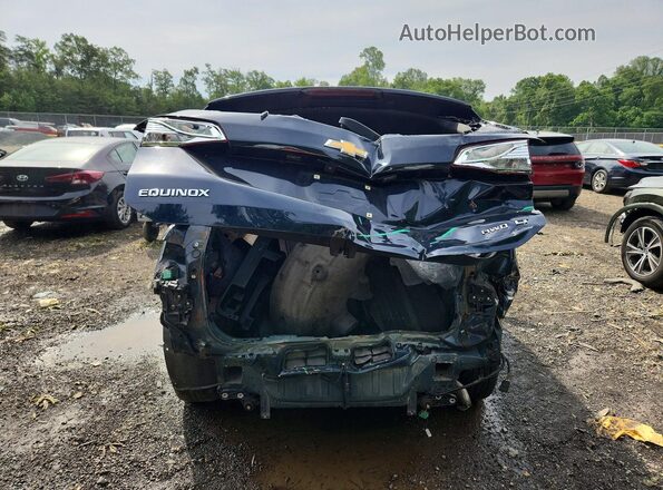 3GNAXUEV7MS105524 2021 CHEVROLET EQUINOX Blue უკანა ხედი