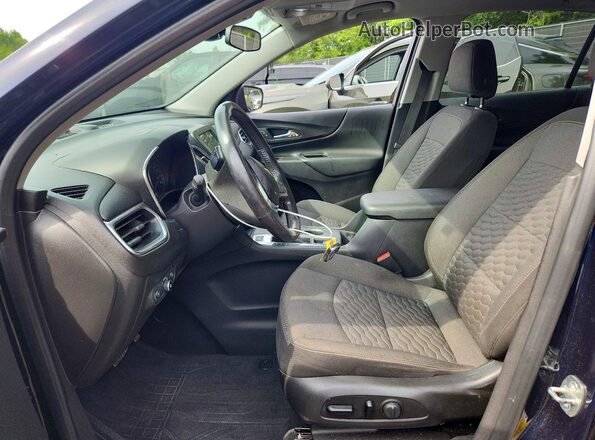 3GNAXUEV7MS105524 2021 CHEVROLET EQUINOX Blue წინა სალონის ხედი