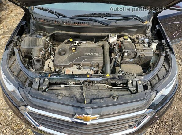 3GNAXUEV7MS105524 2021 CHEVROLET EQUINOX Blue ძრავის განყოფილების ხედი