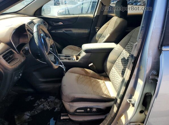 3GNAXUEV7MS156876 2021 CHEVROLET EQUINOX Silver Front interior view