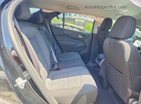 3GNAXUEV7NL232186 2022 CHEVROLET EQUINOX Black Widok wnętrza z tyłu