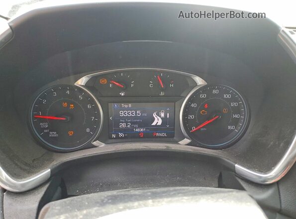 3GNAXUEV8KS563053 2019 CHEVROLET EQUINOX Blue Սարքավորումների վահանակի տեսք