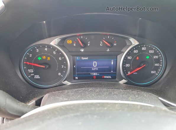 3GNAXUEV9LS677242 2020 CHEVROLET EQUINOX Белый Вид щитка приборов