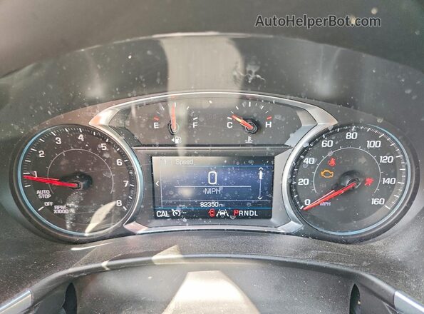 3GNAXUEV9ML316301 2021 CHEVROLET EQUINOX Gray Vista del cuadro de instrumentos