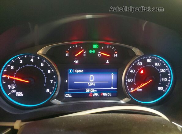 3GNAXUEV9ML323250 2021 CHEVROLET EQUINOX Silver Widok zestawu wskaźników