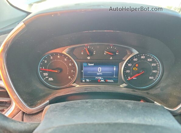 3GNAXUEV9MS147189 2021 CHEVROLET EQUINOX White ხელსაწყოთა პანელის ხედი