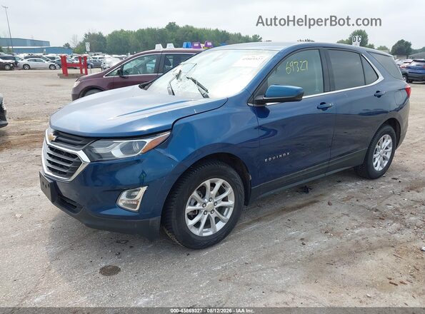 3GNAXUEVXLL166746 2020 CHEVROLET EQUINOX Синий Передняя левая четверть